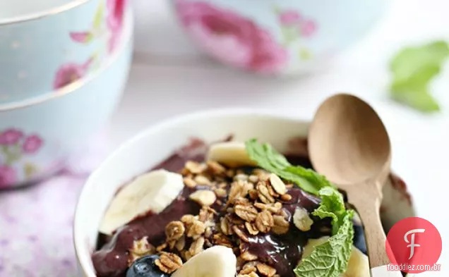 Açaí Café Da Manhã Tigelas Receita