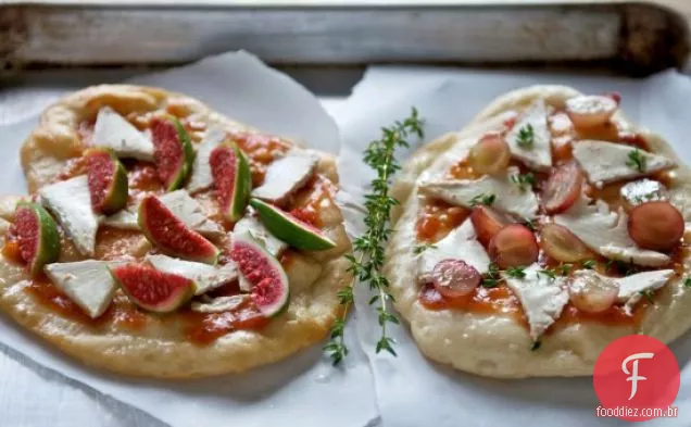 Receita De Pizza Fig & Brie-Ou Com Uvas