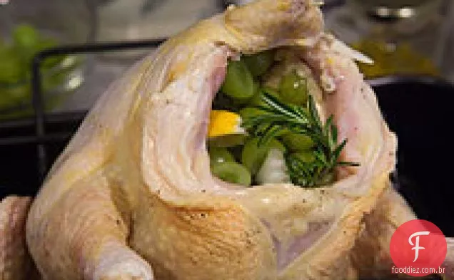 Frango Assado Com Uvas