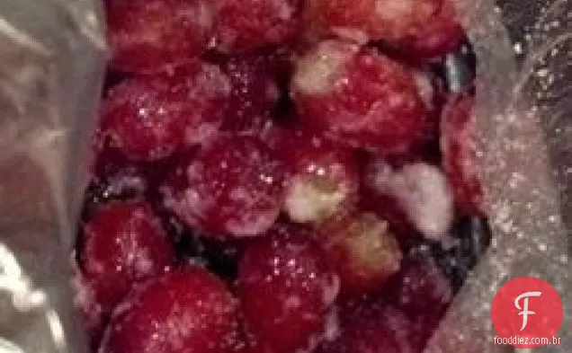 Uvas com tampo creme