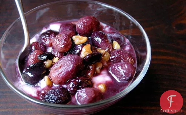 Uvas Torradas Com Óleo De Noz