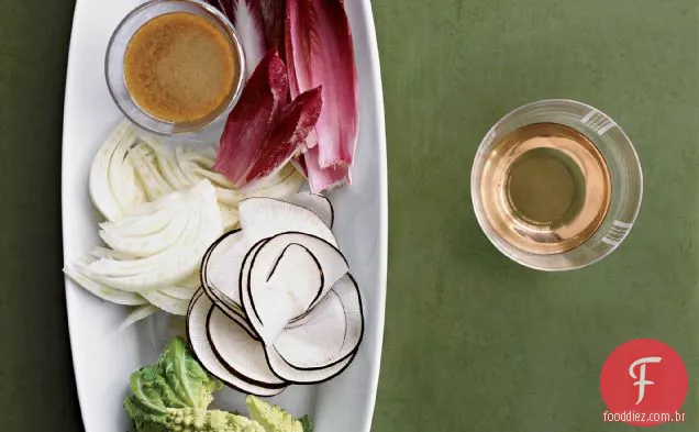 Anchoïade cremosa com Crudités