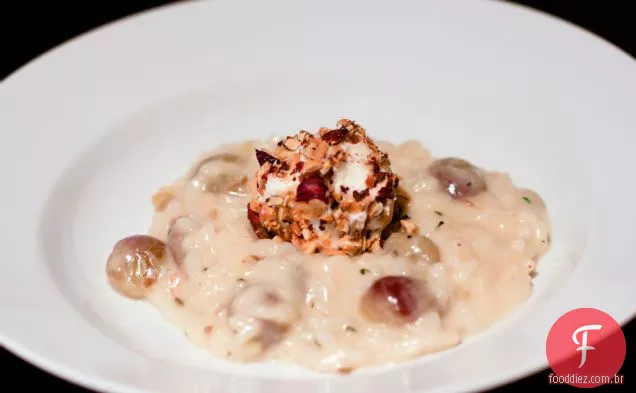 Risoto De Uva Torrado Com Avelãs E Queijo La Tur