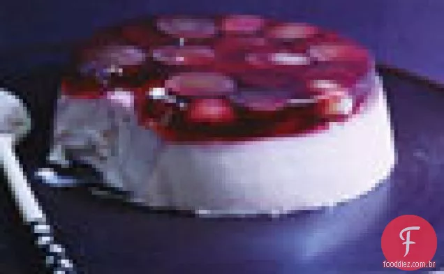 Iogurte e Panna Cotta de açúcar mascavo com geleia de Uva