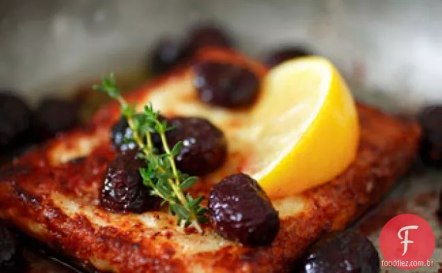 Saganaki Com Uvas Salteadas