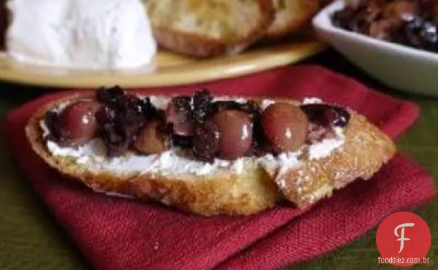 Azeite Torrado E Crostini De Uva
