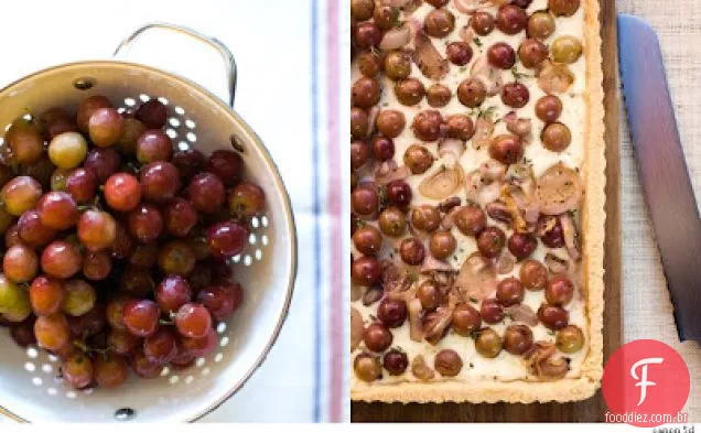 Uva Assada E Torta De Chalota
