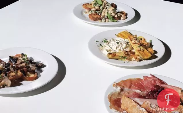 Salumi com Mostarda de Uva e Gnocci Fritti de trigo integral