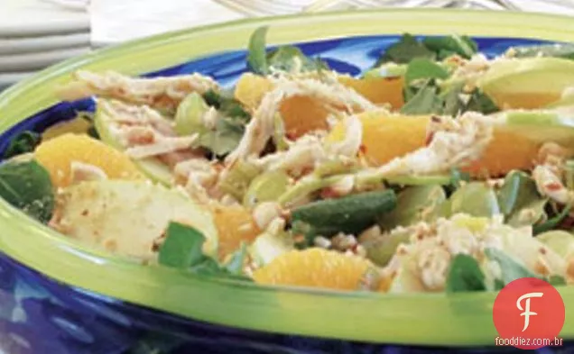 Salada de frango e maçã
