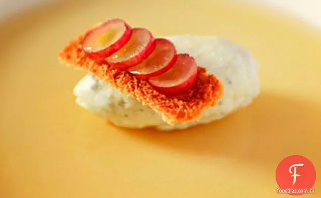 Fourme D'Ambert Parfait em Sauternes Jelly