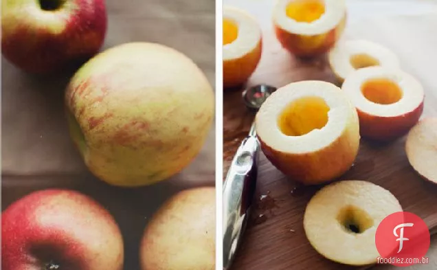 Maçãs Assadas Com Especiarias + Nozes
