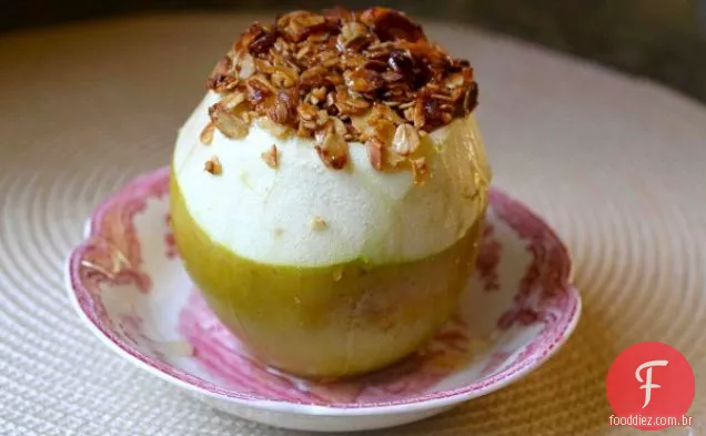 Receita Crocante De Maçã Do Avesso