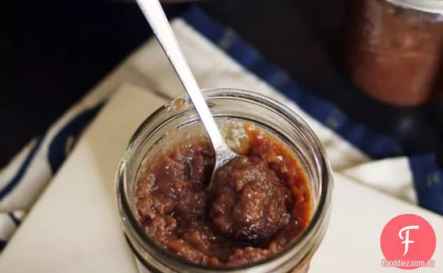 Slow Cooker Chai-manteiga de maçã temperada