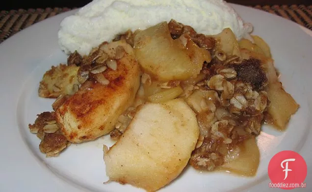 Apple Crisp Com Amaretto