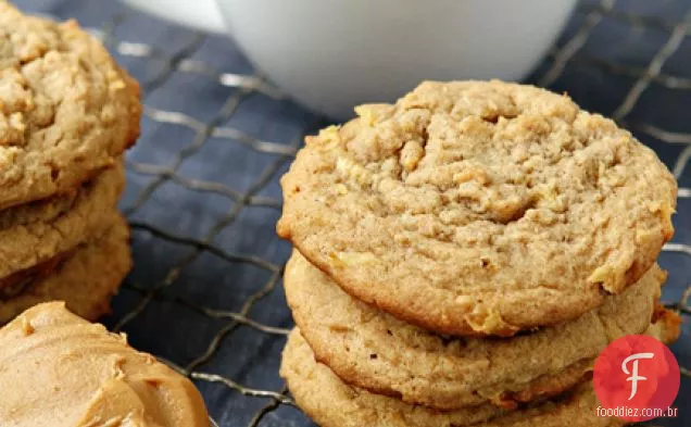 Biscoitos De Manteiga De Amendoim Da Apple