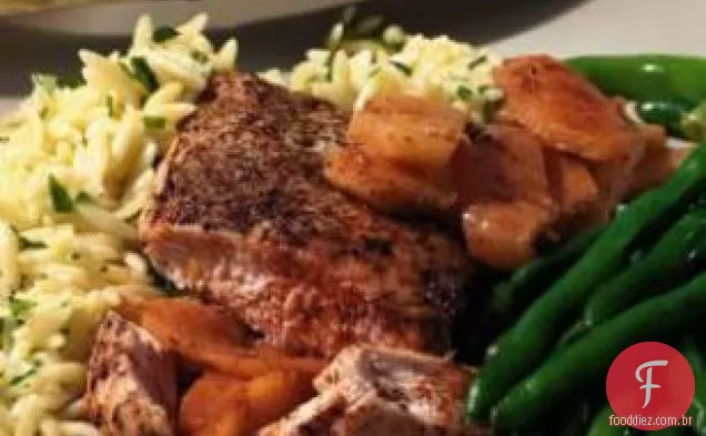 Frango E Maçãs Temperadas