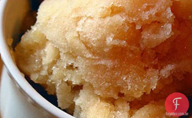 Sorbet De Cidra De Maçã Com Especiarias De Outono