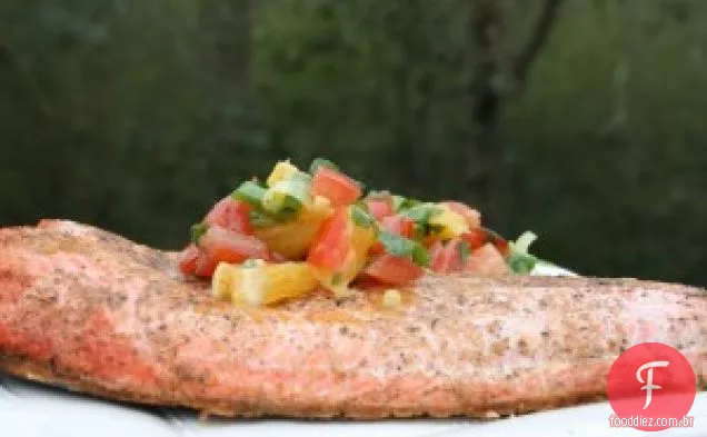 Salmão Com Salsa Laranja