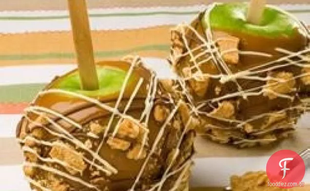 Manteiga De Amendoim Crunch Maçãs