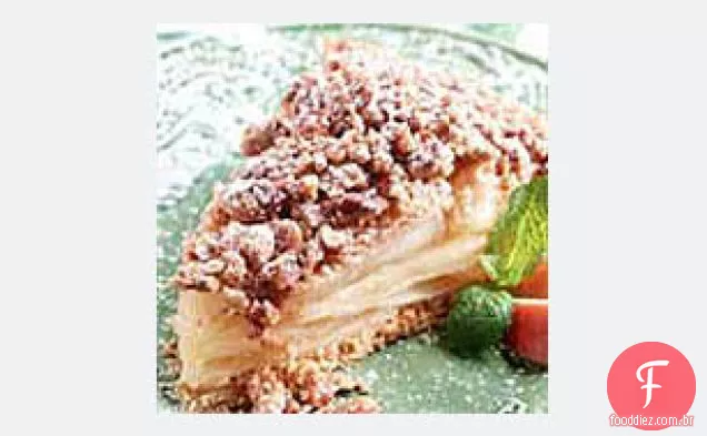 Torta De Crumble De Maçã Fácil