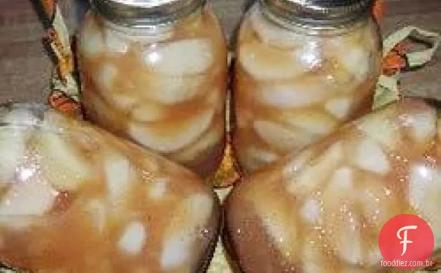 Recheio De Torta De Maçã Enlatada