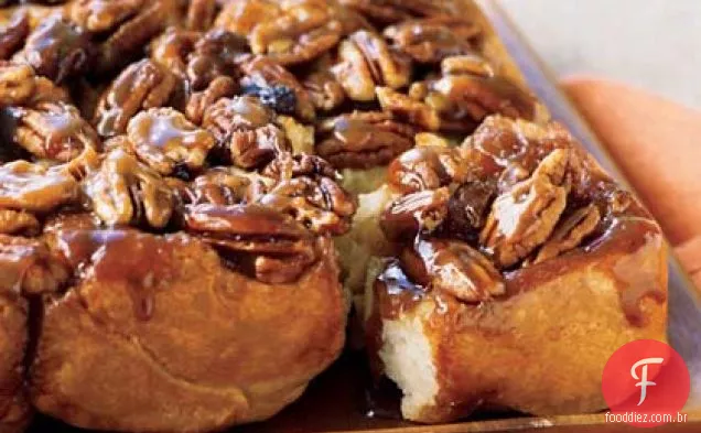 Pãezinhos De Café Da Manhã Com Maçã E Noz-Pecã