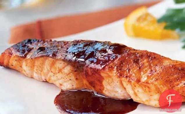 Salmão Torrado Com Citrinos