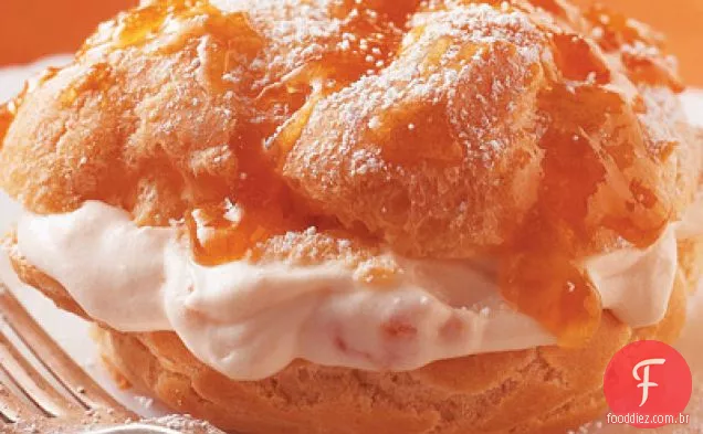 Puffs De Creme De Damasco