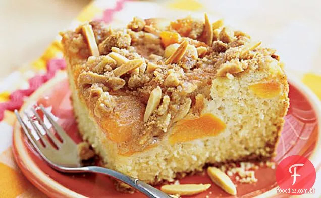 Bolo De Café De Damasco-Amêndoa