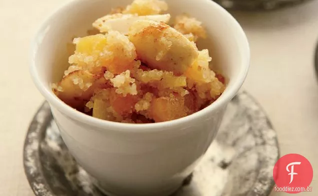 Sêmola doce e seca-pilaf de Damasco
