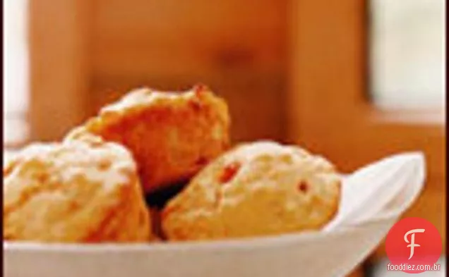 Muffins de damasco-fubá