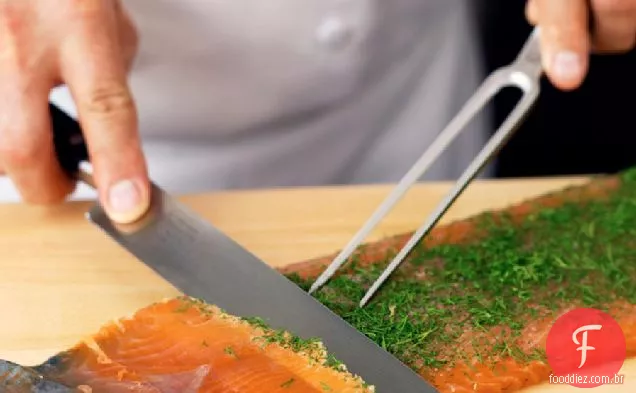 Receita Gravlax Fácil