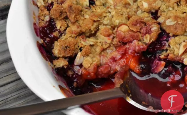 Crumble De Mirtilo E Damasco