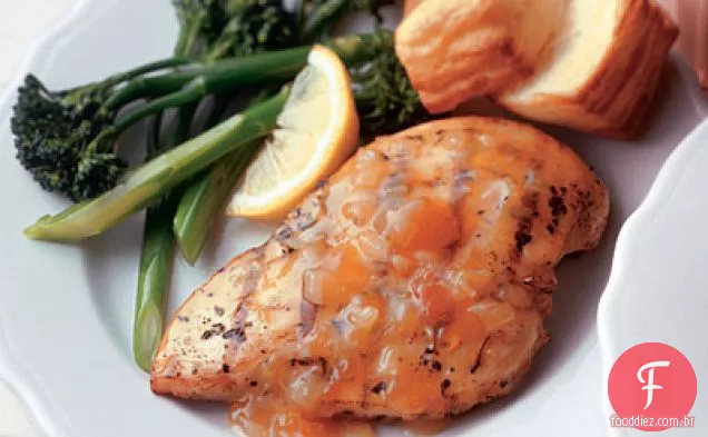 Frango Grelhado Com Mel De Damasco