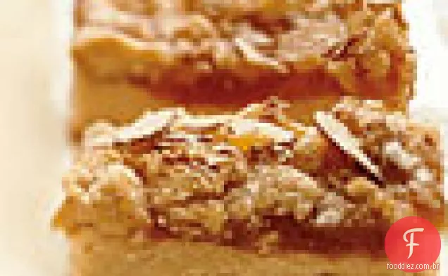 Barras De Shortbread Damasco-Laranja