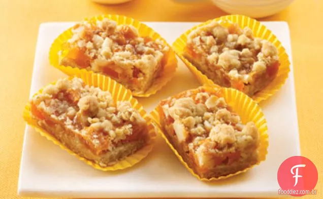 Apricot Caramel Macadamia Bars