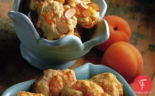 Damascos ' n creme biscoitos