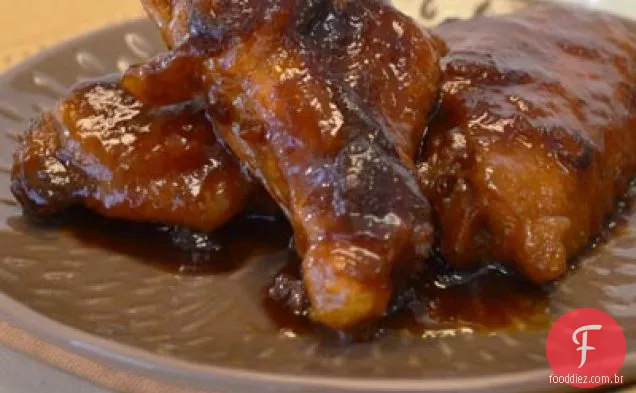 Drummies De Frango Envidraçado De Damasco