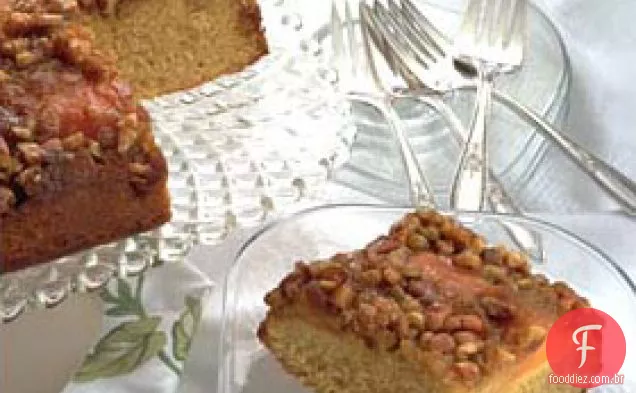 Bolo De Damasco Pecan de cabeça para baixo