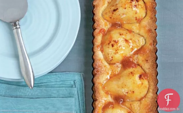 Torta De Pêra Com Crosta Prensada