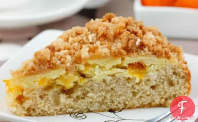 Bolo De Café De Migalha De Damasco