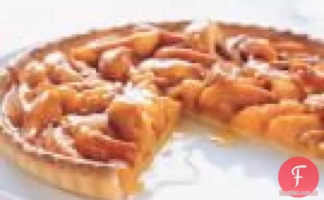 Torta Assada De Damasco E Baunilha