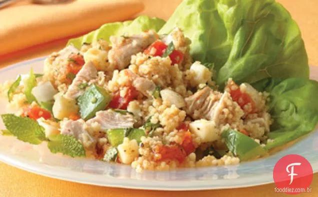 Salada De Frango Com Cuscuz De Damasco
