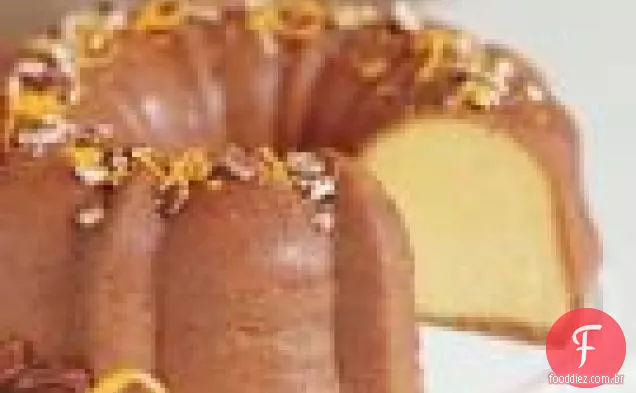 Bolo De Laranja Com Esmalte De Damasco