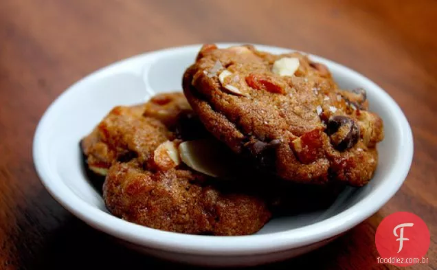 Biscoitos De Damasco, Amêndoa E Chocolate