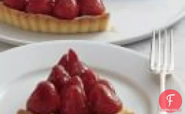 Torta De Morango Com Creme De Laranja