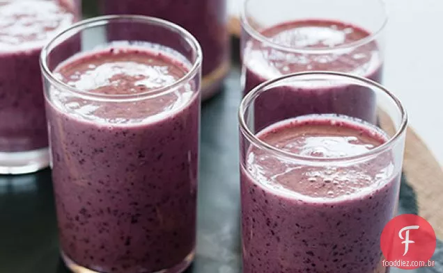Blueberry E Banana Buttermilk Smoothie
