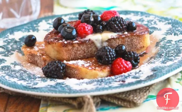 Vegan Banana Almond French Toast