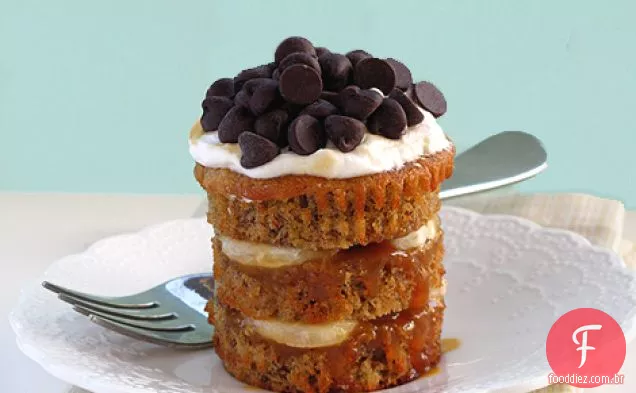 Banana Caramel Cupcakes