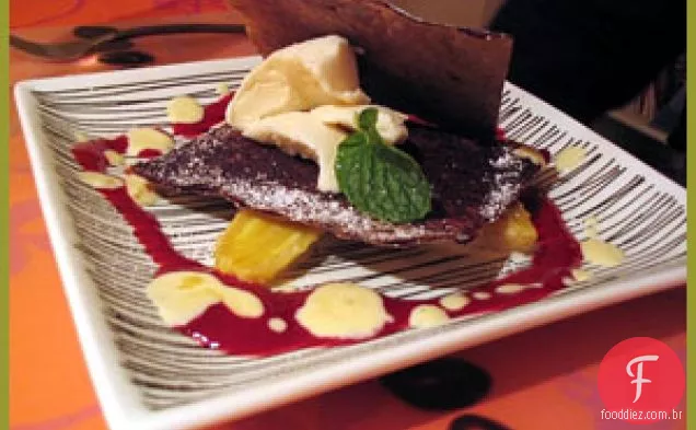 Chocolate E Banana Millefeuille